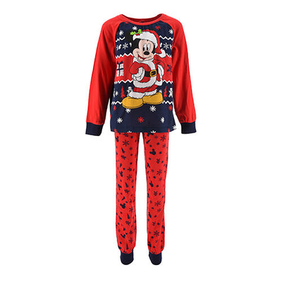 Disney Mickey Mouse jule pyjamas Rød