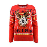 Disney Minnie Mouse "Jingle bell fun" julesweater Voksen S-XL