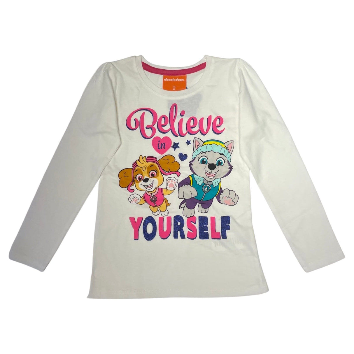 Paw Patrol - langærmet trøje "Believe in yourself"