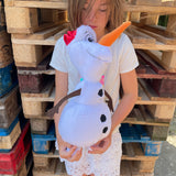 Frozen Olaf med nissehue bamse