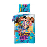 Lego Friends senior sengesæt i 100% bomuld