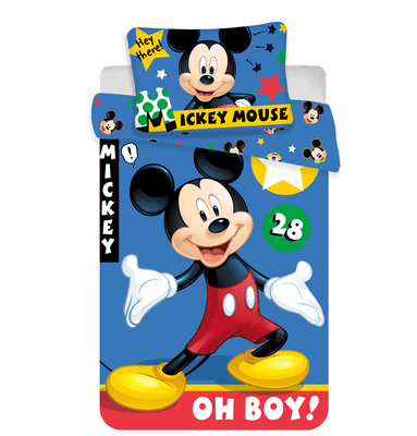 Mickey Mouse Junior Sengesæt 100x140 cm Bomuld Sengetøj