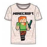 Minecraft t-shirt "Alex med sværd"