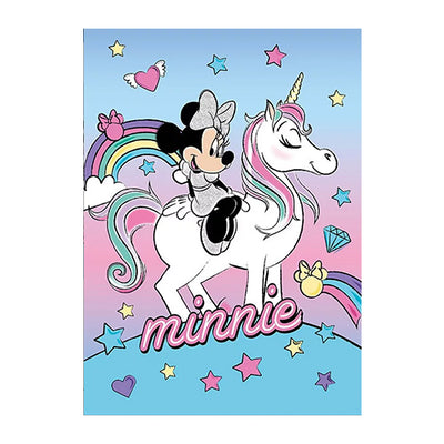 Disney Minnie Mouse unicorn fleecetæppe 100x140 cm