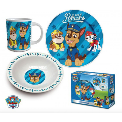 Paw Patrol porcelæn sæt