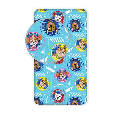 Paw Patrol sengelagen 90x200cm i 100% bomuld
