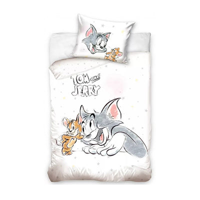 Tom & Jerry junior sengesæt i 100% øko-tex bomuld
