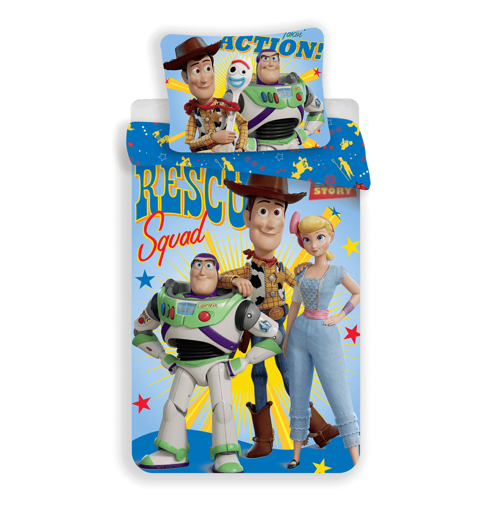 Toy Story 4 Junior Sengesæt 100x140 cm Bomuld Sengetøj