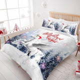 Jule sengesæt "Unicorn" 137x200 cm senior sengetøj
