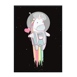 Space unicorn plakat
