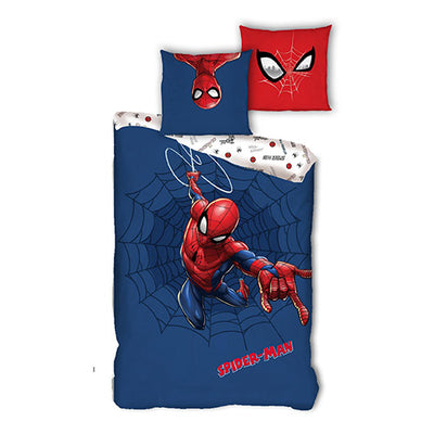Spiderman vendbart senior sengesæt 140x200 cm