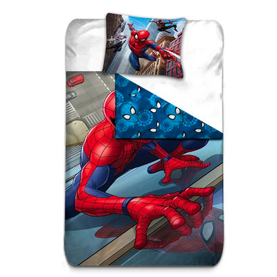 Spiderman sengesæt (vendbart)