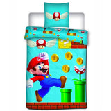Super Mario sengesæt 100% oeko tex bomuld (model 2)