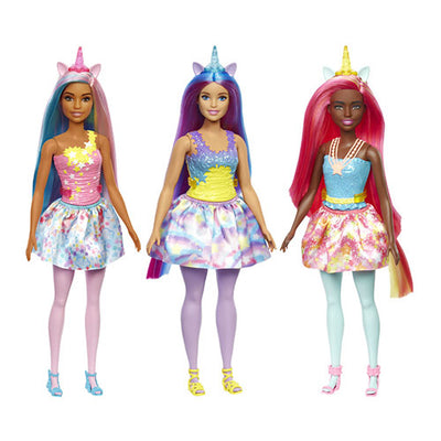Barbie dreamtopia unicorn dukker
