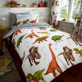 Dinosaur vendbart sengesæt 137x200 cm bomuld/polyester senior
