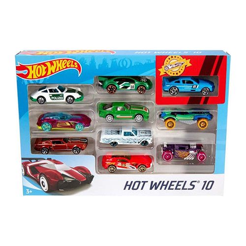 Hot Wheels 10 pack metal biler