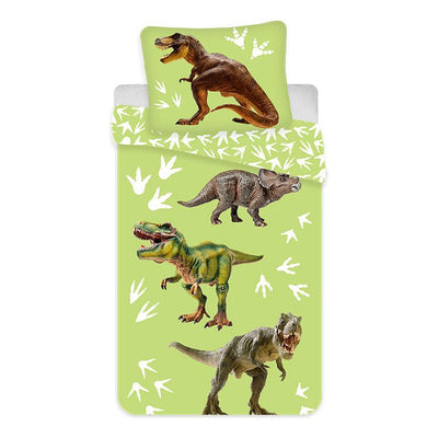 Dinosaur Senior Sengesæt 140x200 cm Voksen Sengetøj Bomuld