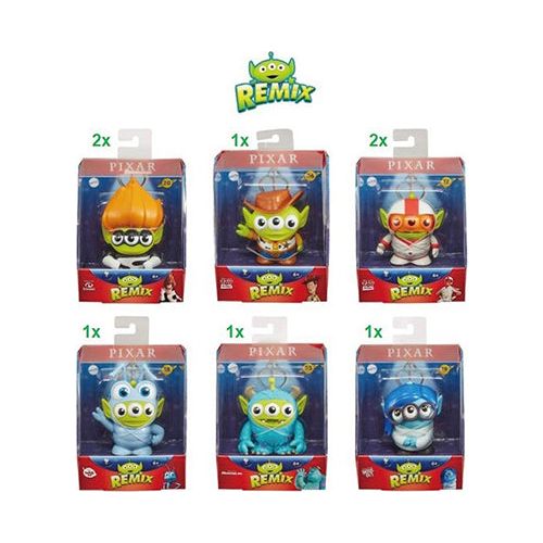 Disney Pixar "remix" figurer