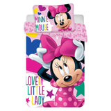 Minnie Mouse junior sengesæt 100x135 cm bomuld
