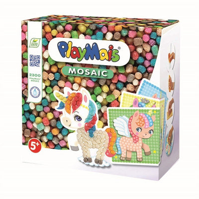 Playmais kreativt mosaic unicorn sæt