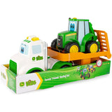 John deere traktor på lastbil med lys & lyd