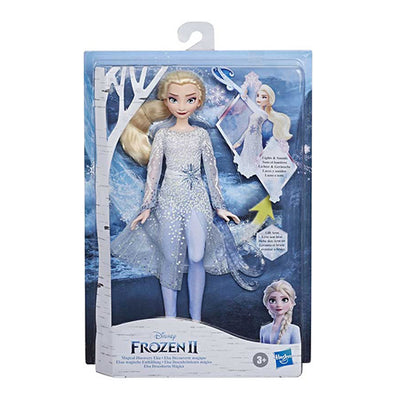 Frozen magisk Elsa dukke med lyd og lys