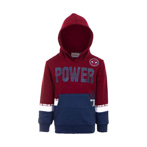 Spiderman hættetrøje "Power" rød