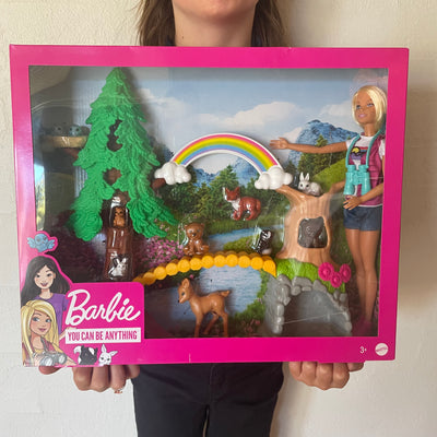 Barbie Adventure legesæt med mange dele