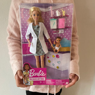 Barbie doktor sæt incl baby og tilbehør