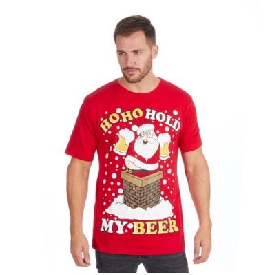 Ho ho hold my beer t-shirt