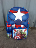 Avengers startersæt med Captain America rygsæk
