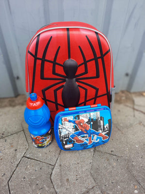 Spiderman startersæt med 3D rygsæk