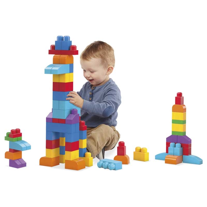 Fisher-Price Mega Blocks blå 60 klodser legesæt