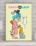 Crazy Cat Lady plakat