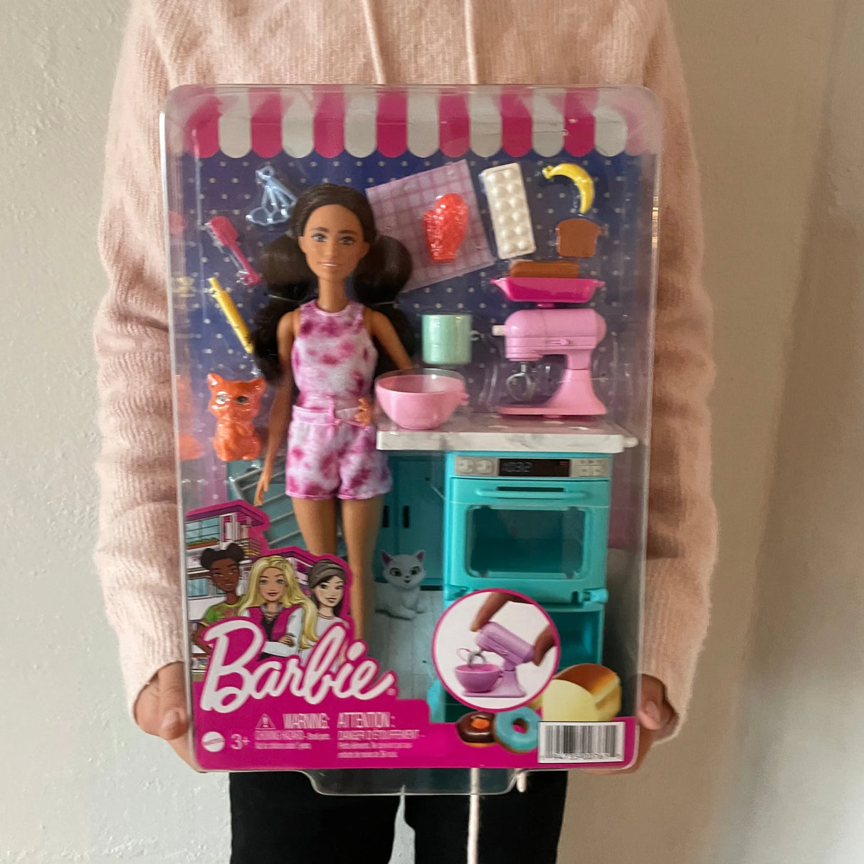 Barbie legesæt køkken med mange dele