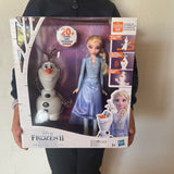 Frozen 2 dukkesæt med lys og + 20 lyde Elsa/Olaf