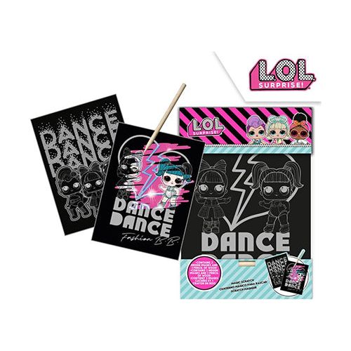 LOL surprise scratch art set "Dance"