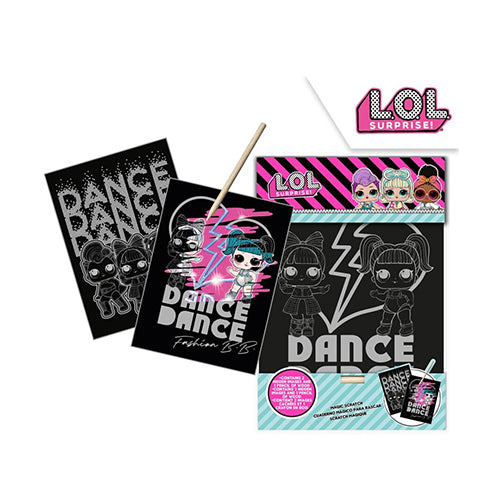LOL surprise scratch art set "Dance"
