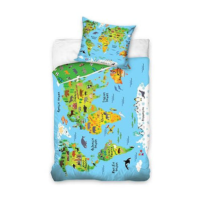 World Map sengesæt