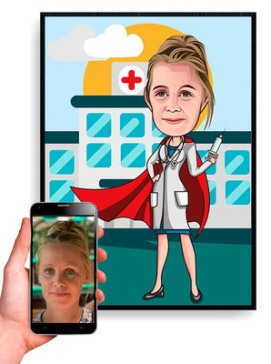 Super-sygeplejerske plakat