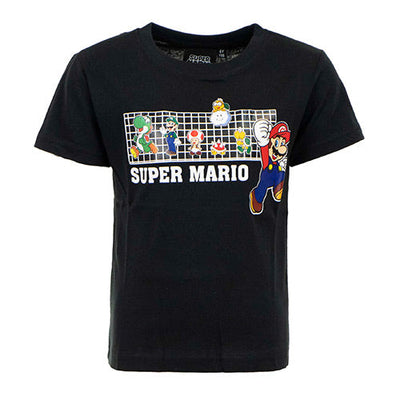 Super Mario T-shirt sort