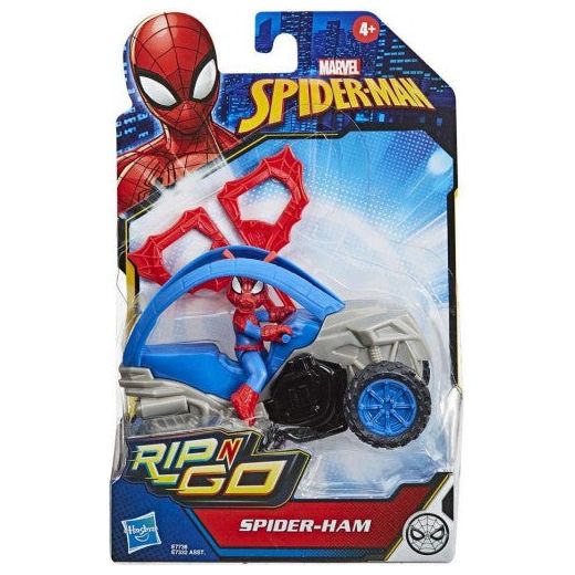 Spiderman RipNgo bil og Spider-Ham figur