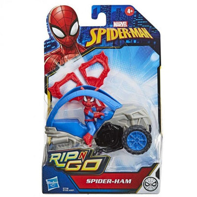 Spiderman RipNgo bil og Spider-Ham figur