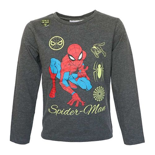 Spiderman "glow in the dark" trøje