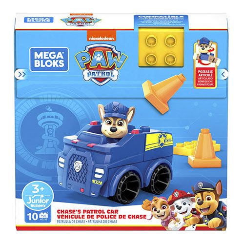 Paw Patrol Chase Road Safety Car mega blocks legesæt