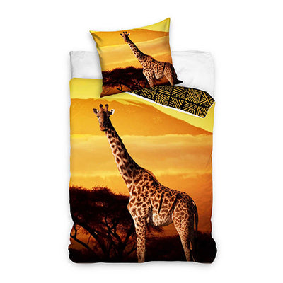 Giraf senior sengesæt 100% bomuld