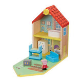 Gurli Gris Hus Træ inkl. Figur & Møbler