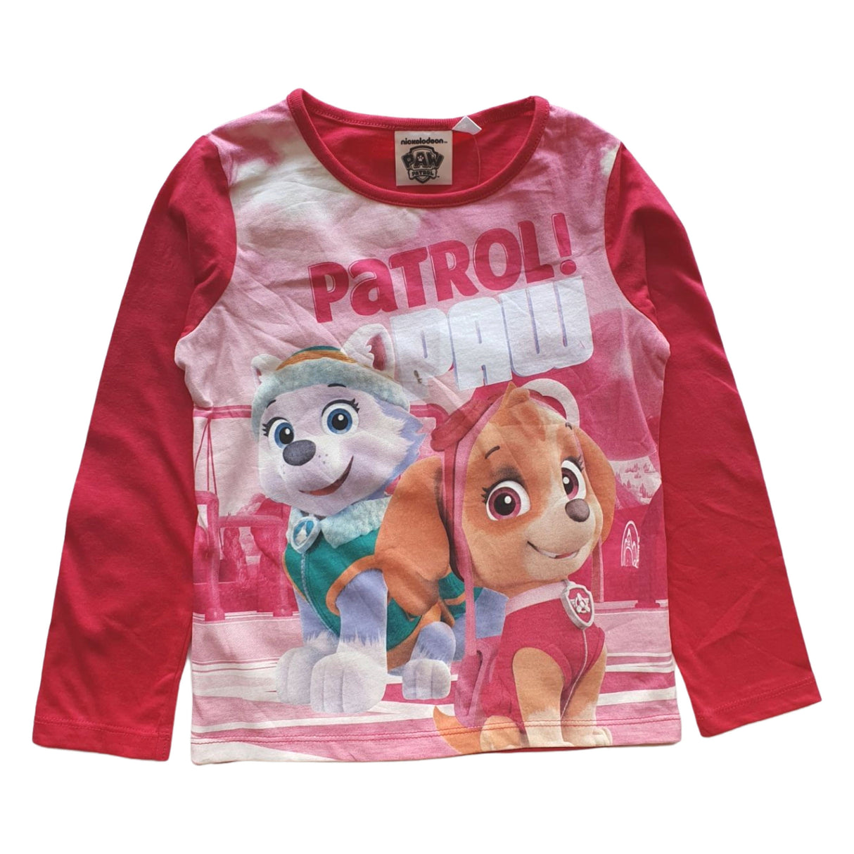 Paw Patrol pink & lilla langærmet trøje