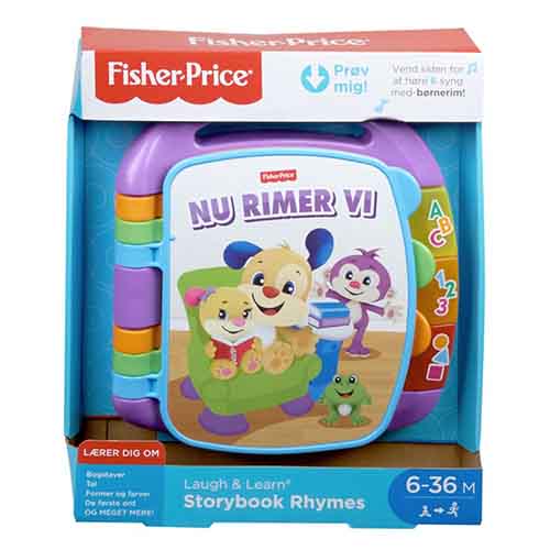Fisher Price rimebog dansk børnesange og børnerim