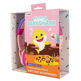 Babyshark Lyserød Høretelefoner ca. 3-7 år